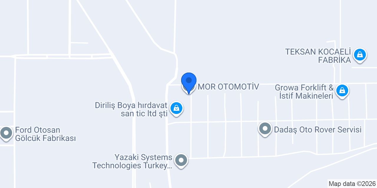 MOR OTOMOTİV konumu