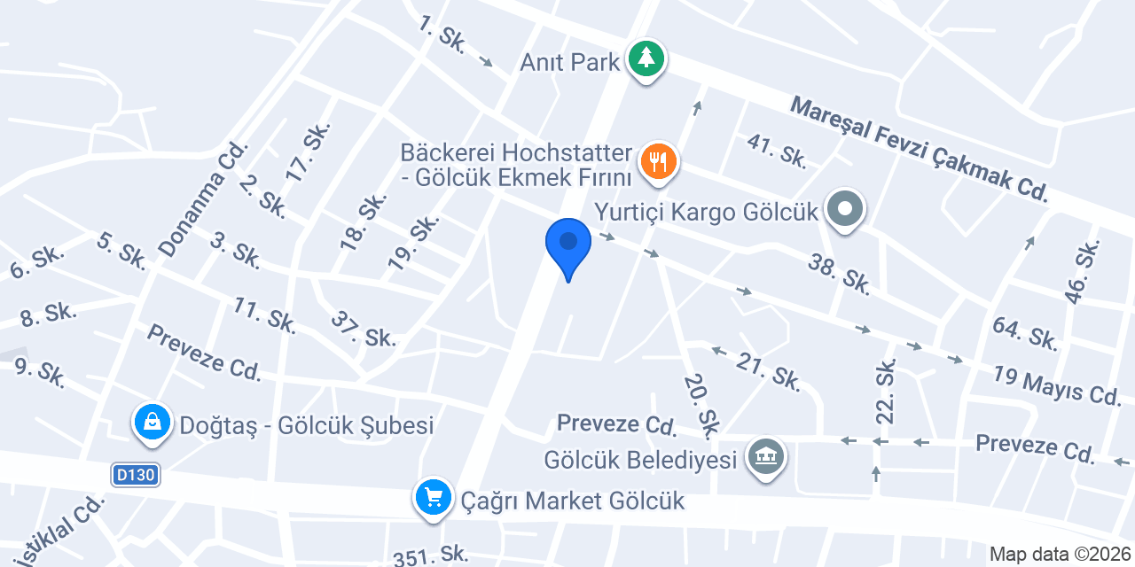 DenizBank Gölcük Şubesi konumu
