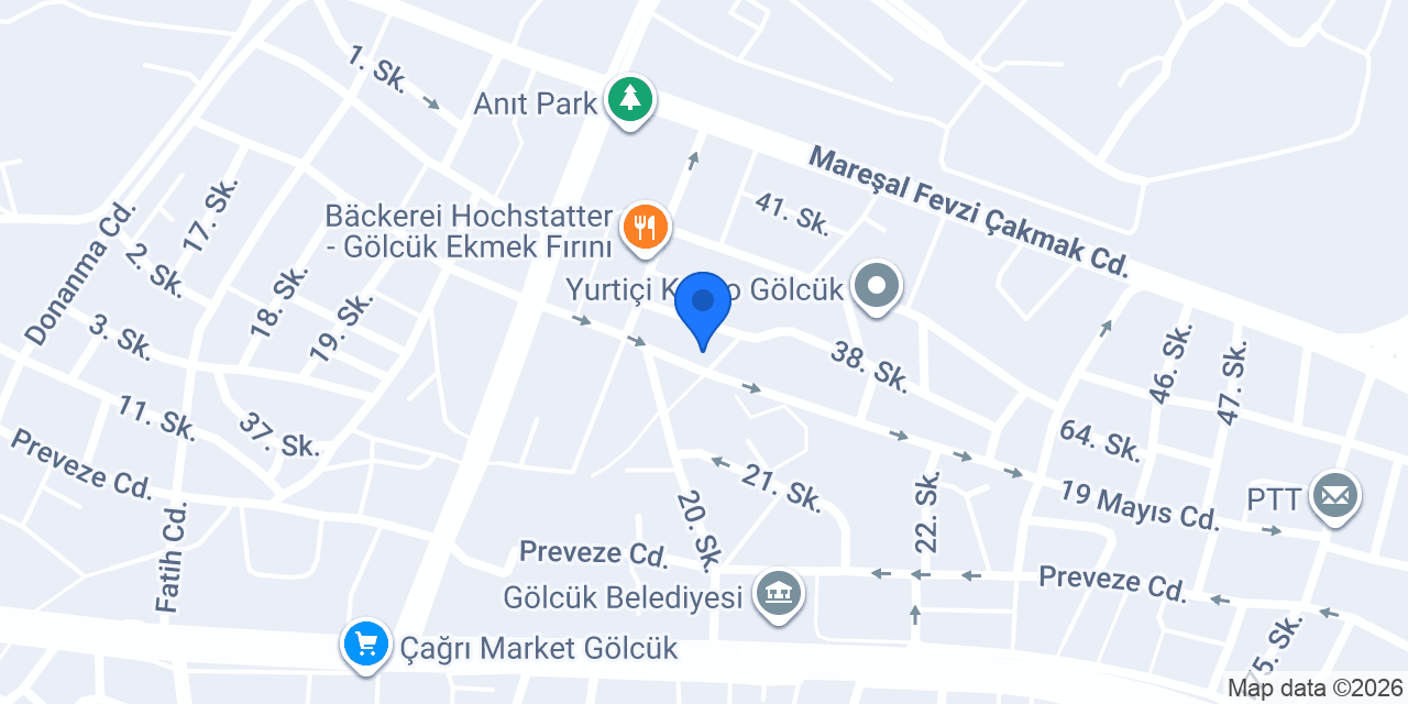 KANDEMİR EMLAK konumu