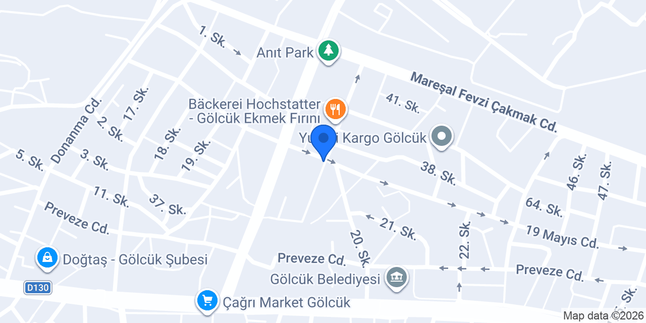 GÖLCÜK HUKUK BÜROSU konumu
