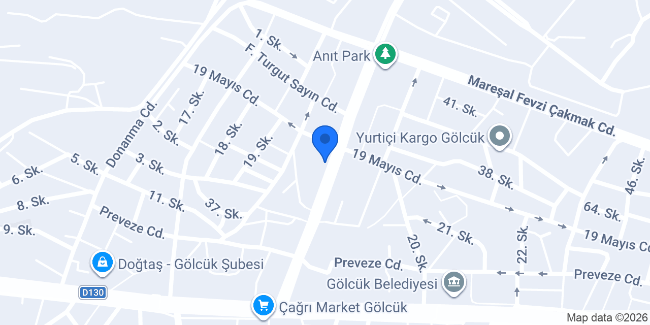 Gölcük roda döner konumu