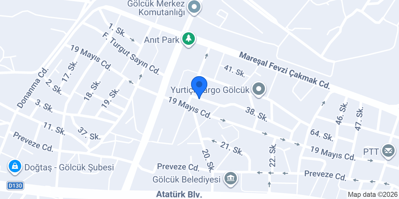 Gölcük Köftecisi konumu