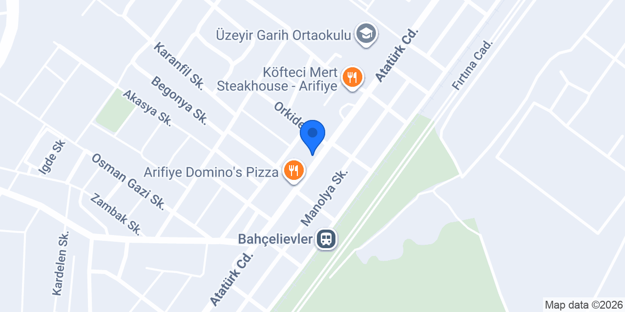 MEGAKENT EMLAK ARİFİYE konumu