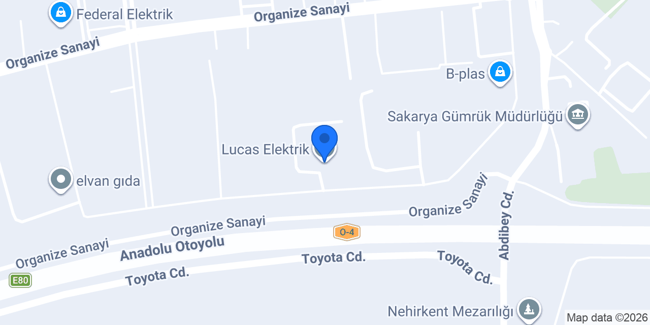 Lucas Elektrik konumu