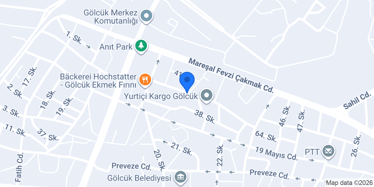 YenigölcükBaskımerkezi konumu
