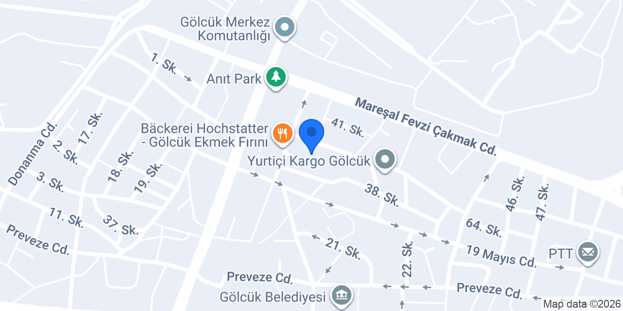 GÖLCÜK SARAL OTEL konumu
