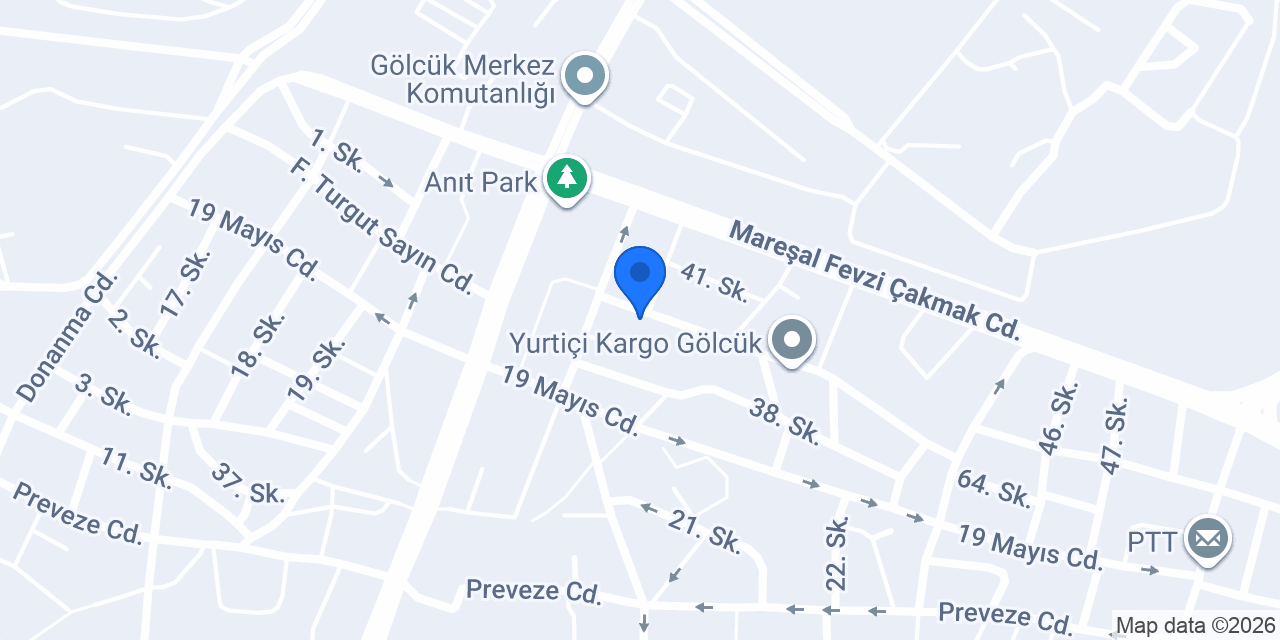 Gölcük Otel Anıt konumu