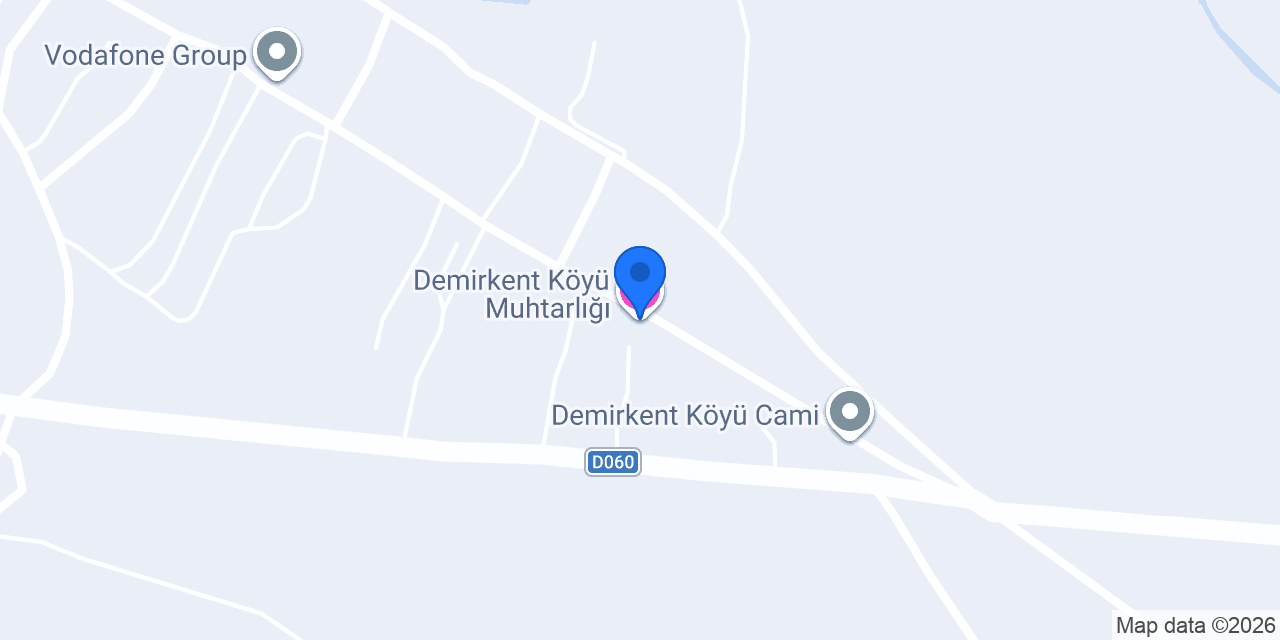 Demirkent Köyü Muhtarlığı konumu