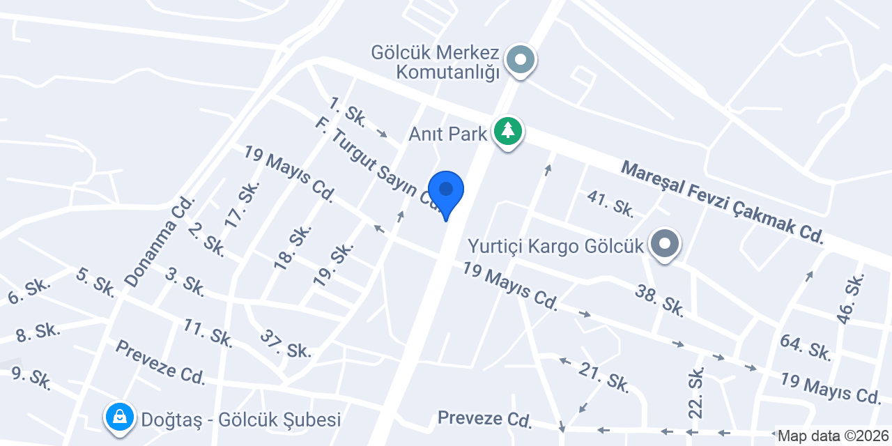 TEB Gölcük Şubesi konumu