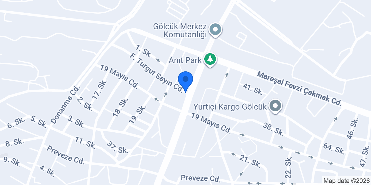 Akbank Gölcük Şubesi konumu