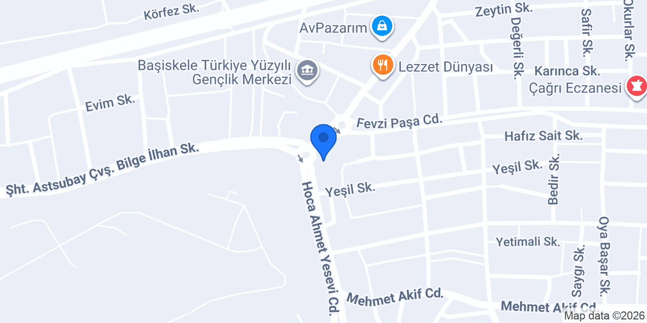 Yuvacik Merkez Kasabı konumu