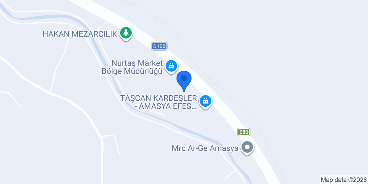 İskoop Amasya Şube konumu
