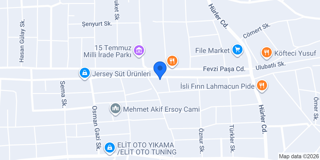ELİT DONDURMA konumu