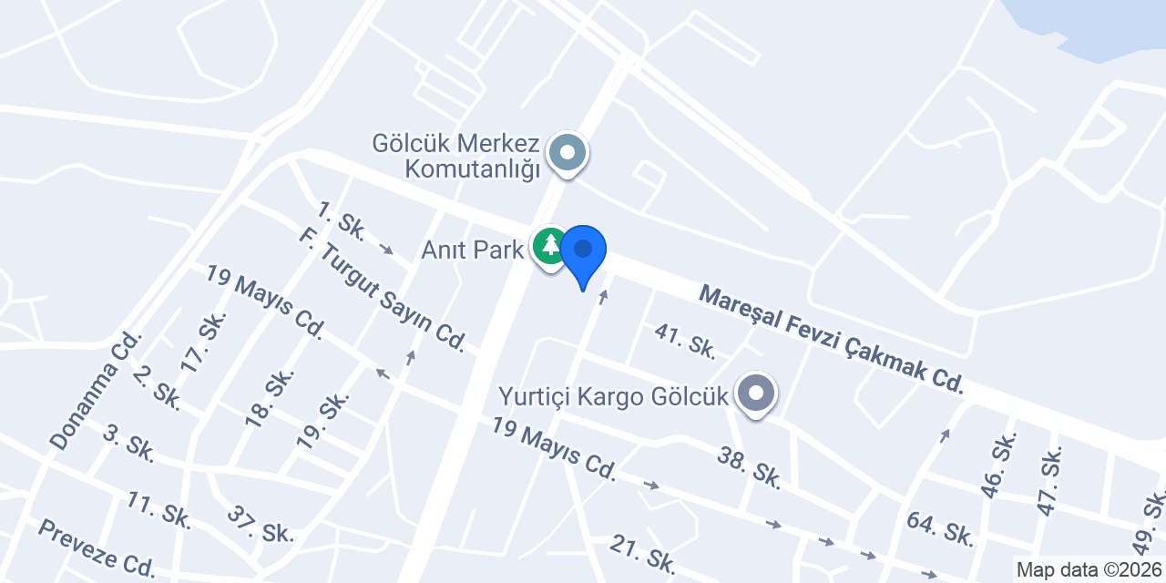 QNB Gölcük Şubesi konumu