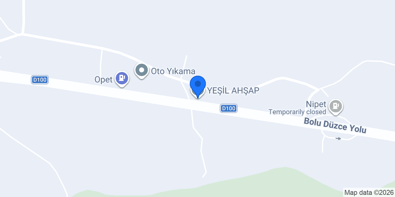 YEŞİL AHŞAP konumu