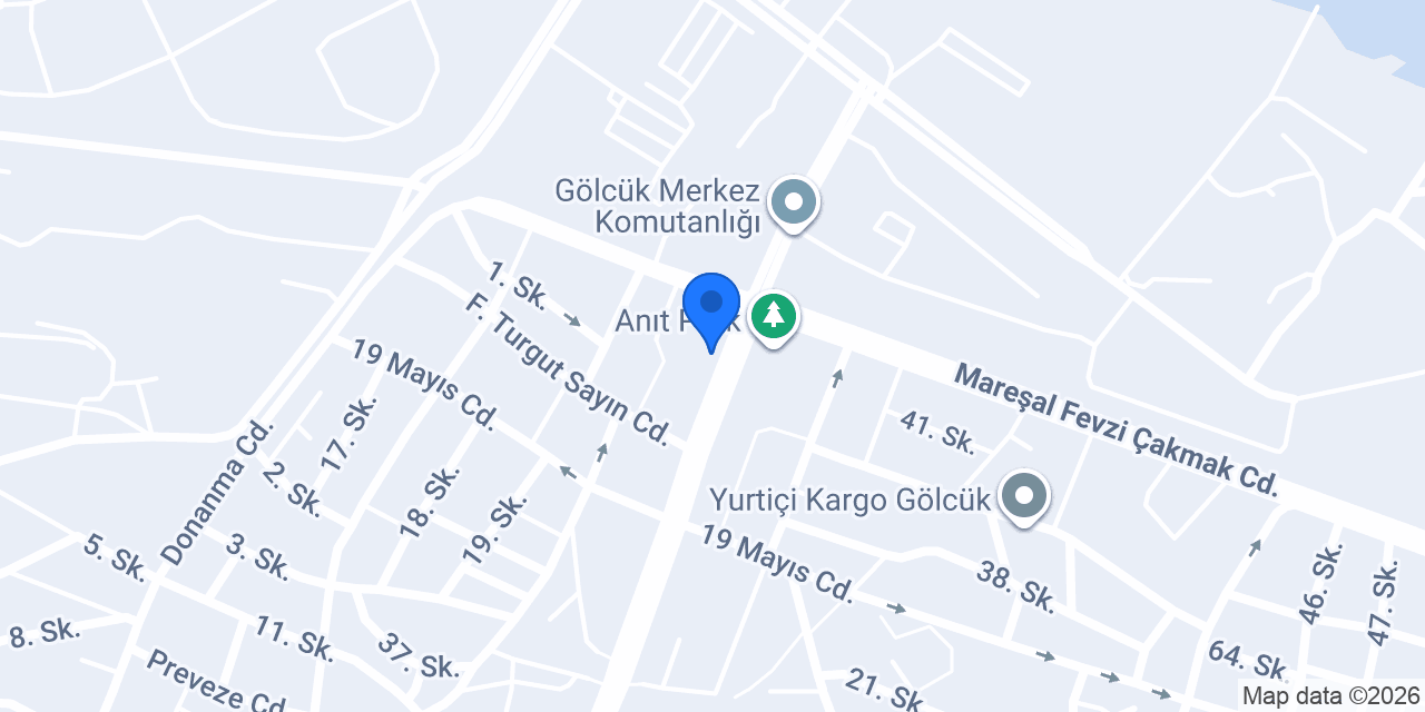 Garanti BBVA Gölcük Şubesi konumu