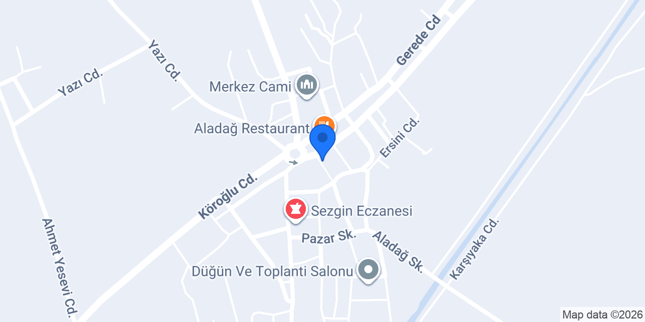 Dörtdivan Kaymakamlığı konumu