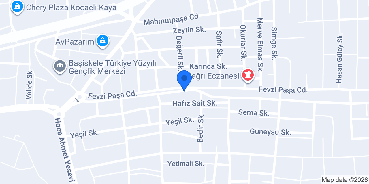 New İnşaat konumu