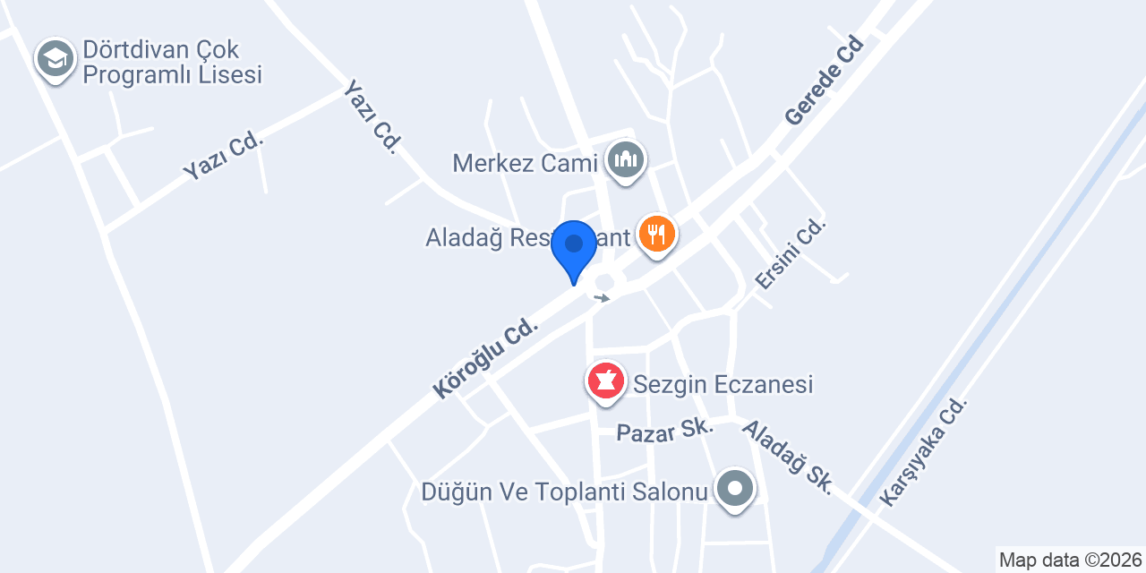 Aygaz Tüp Bayisi konumu
