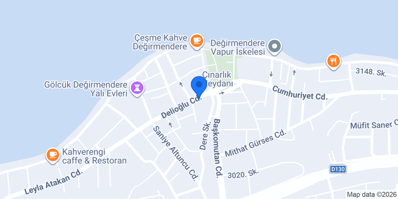 Cadde Katık Değirmendere konumu