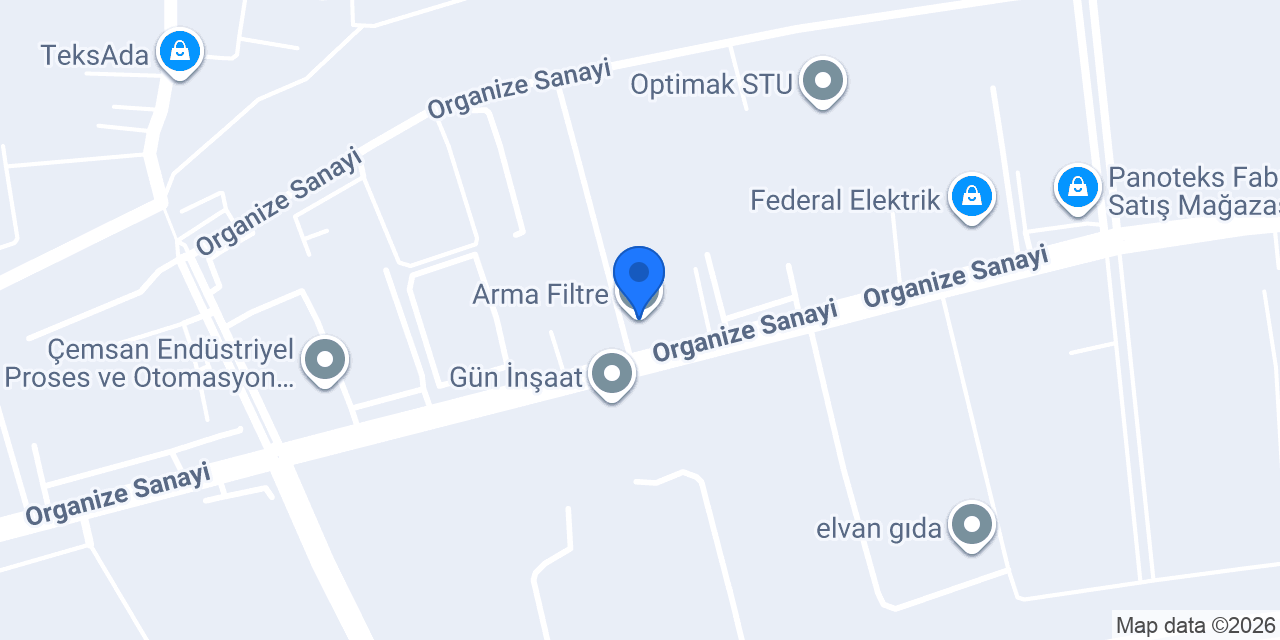 Arma Filtre konumu