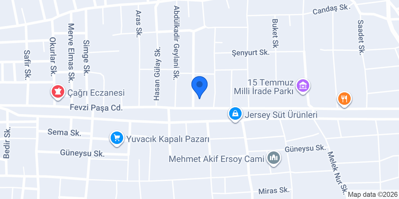 Halı Yıkama Fabrikası konumu