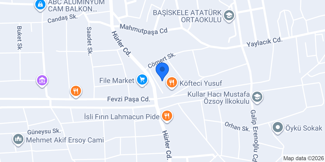 Maydonoz Döner Kocaeli Başiskele konumu
