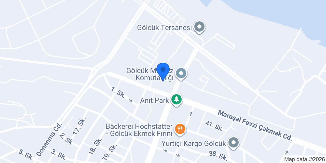 Gölcük İlçe Milli Eğitim Müdürlüğü konumu