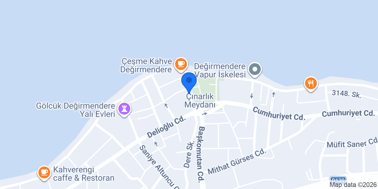 DEĞİRMENDERE CAFE konumu