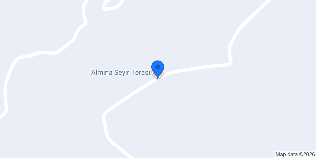 Almina Seyir Terası konumu