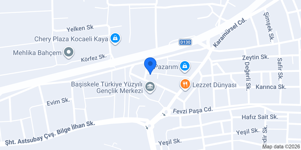 Sakarya Oto Lastik konumu