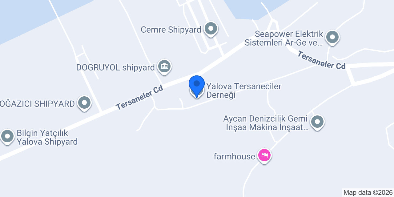 Yalova Tersaneciler Derneği konumu