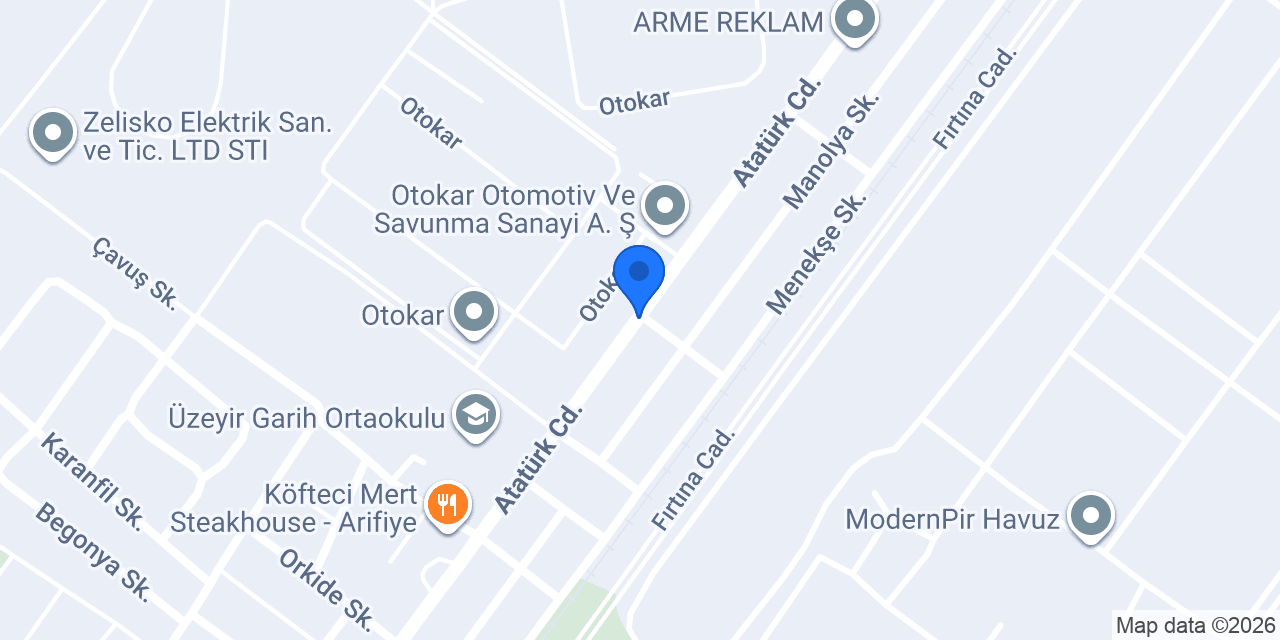 Orhan Özer Sigorta konumu