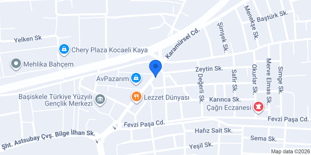 Başiskele ÖzLider Sürücü Kursu konumu