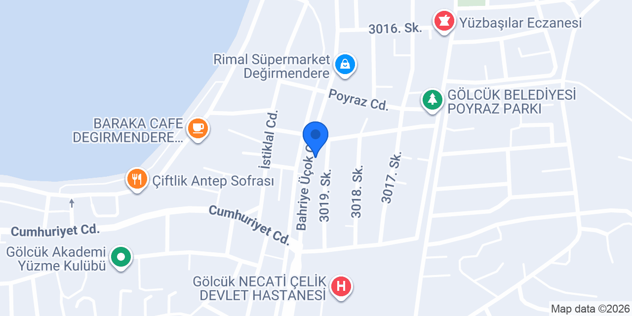 İzmir Kuaför konumu