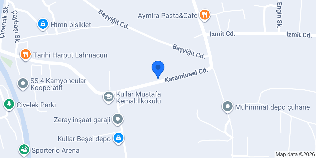 Kullar Ortaokulu konumu