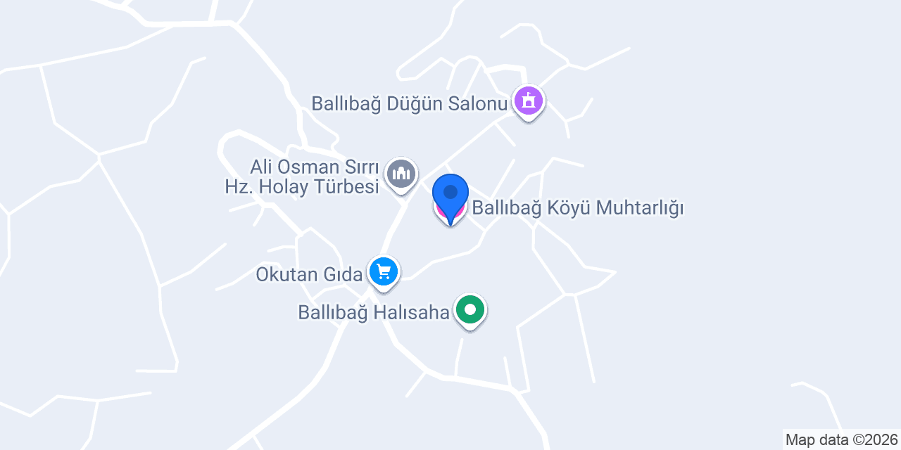Ballıbağ Köyü Muhtarlığı konumu