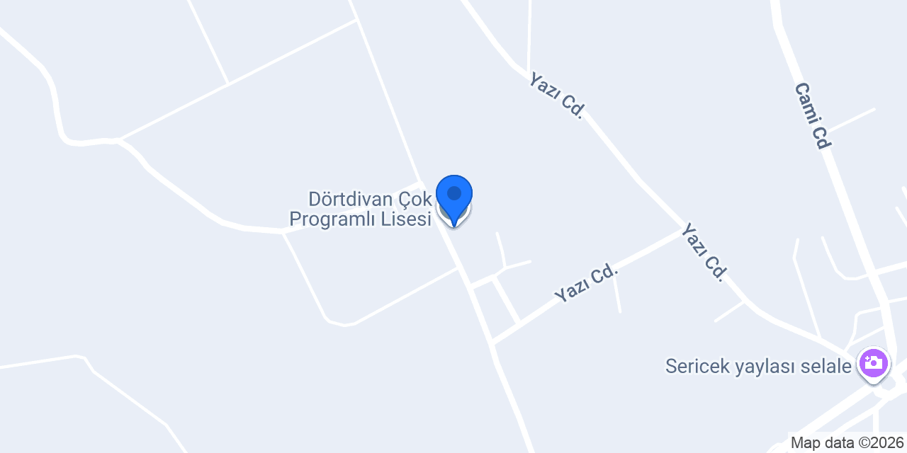 Dörtdivan Çok Programlı Lisesi konumu