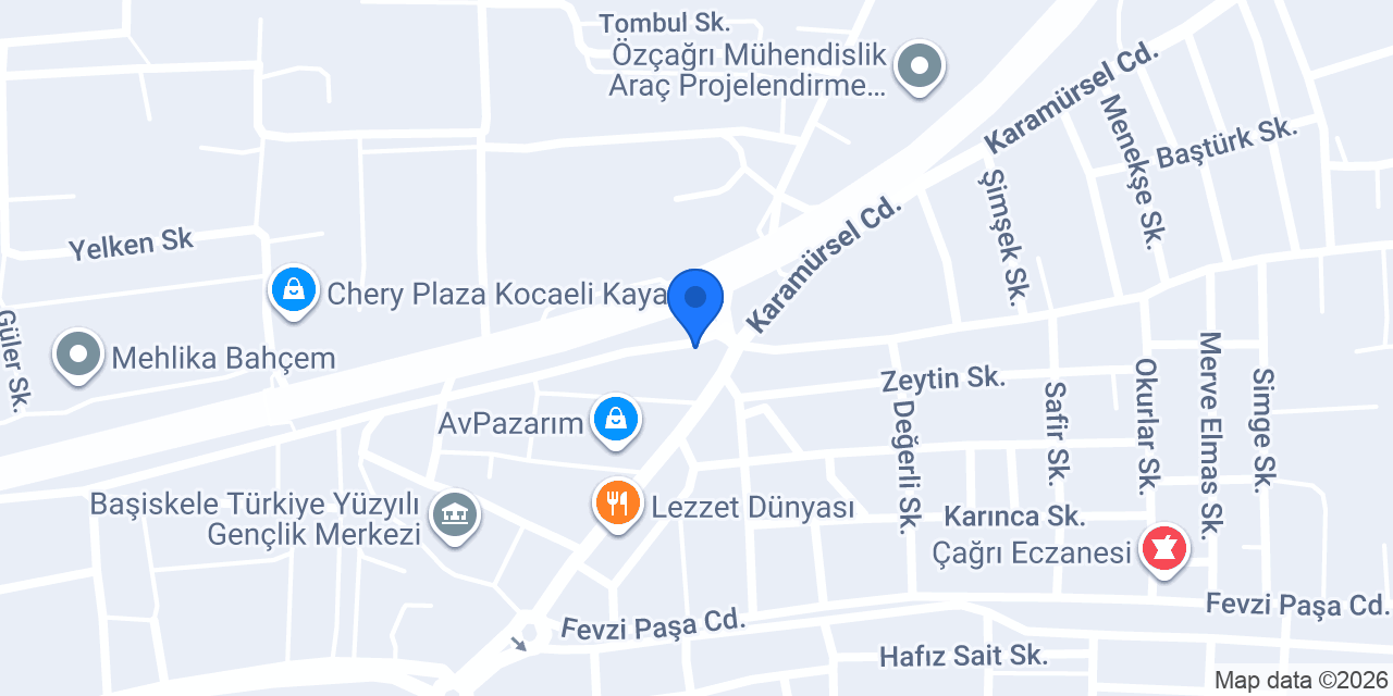 Azak Dizayn konumu