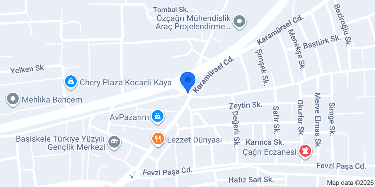Başiskele Çicekçi konumu