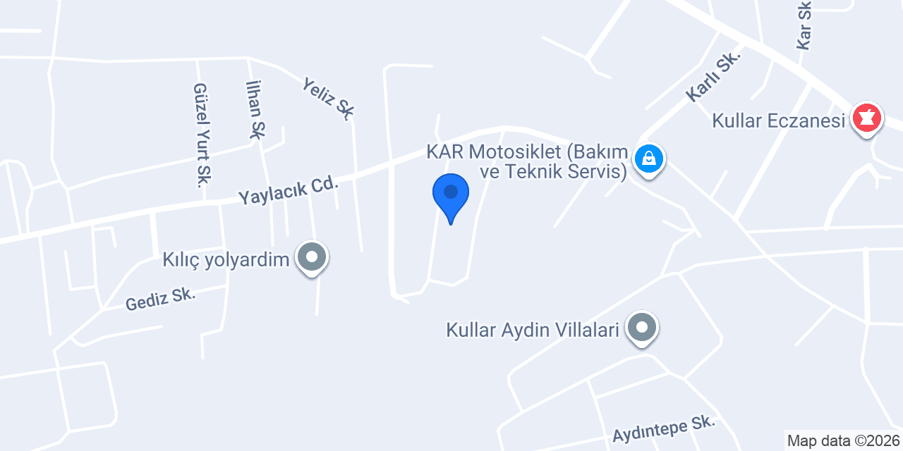 Kaptan İlaçlama konumu