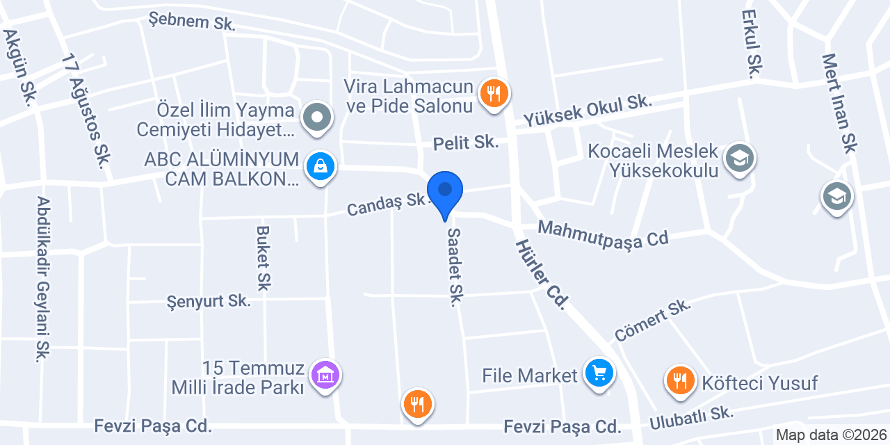 DonaVet Veteriner Kliniği konumu