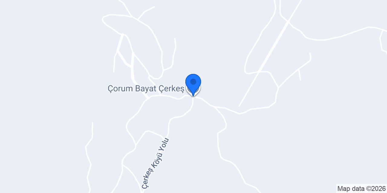 Çorum Bayat Çerkeş konumu