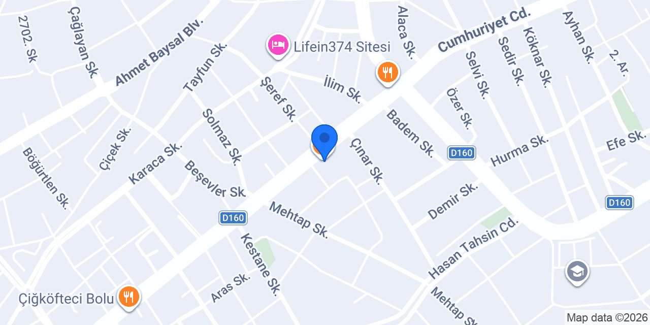 Beyoğlu Pide Döner konumu