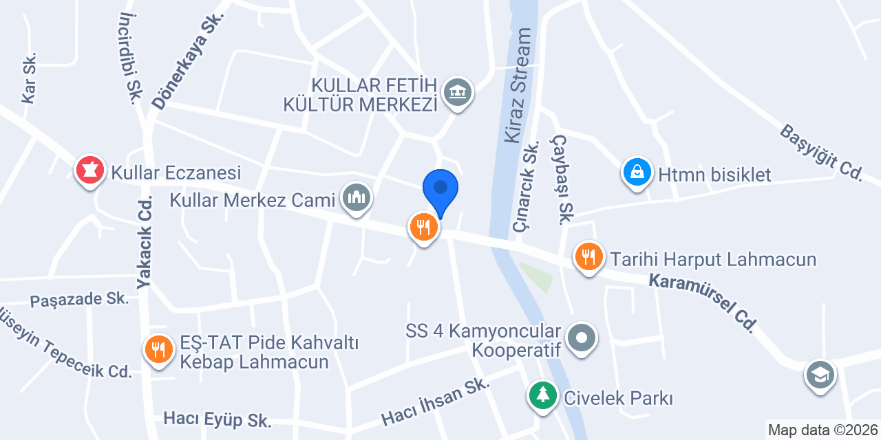 Civelek Ticaret konumu