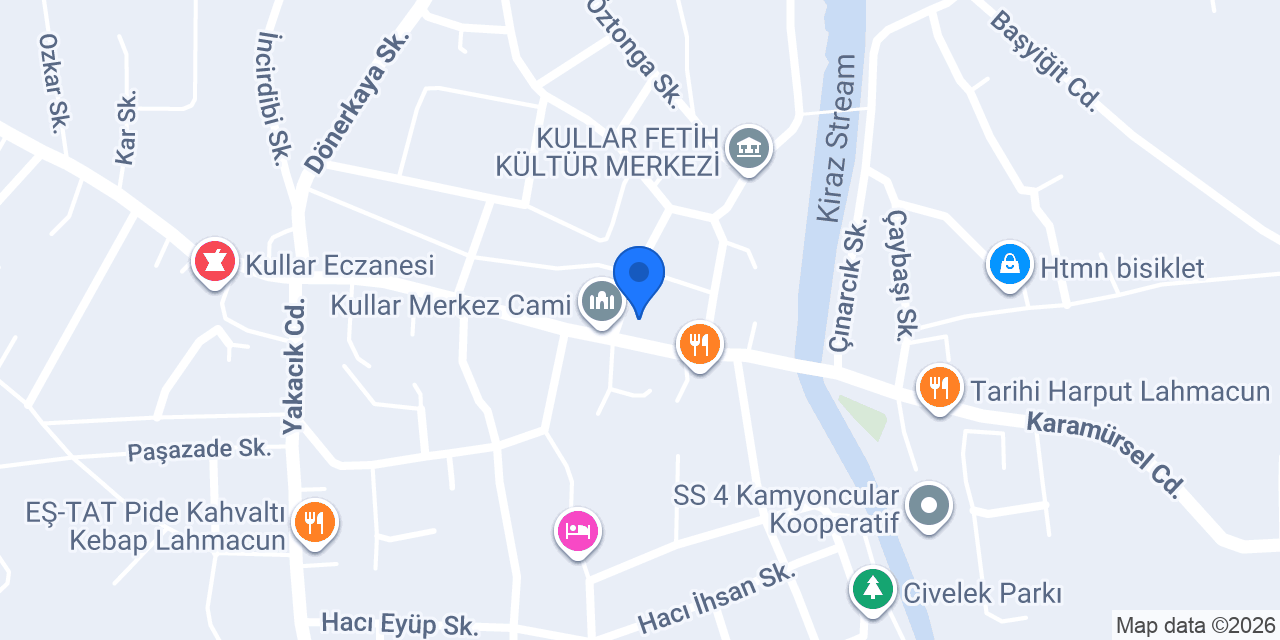 Kullar Gençhane konumu