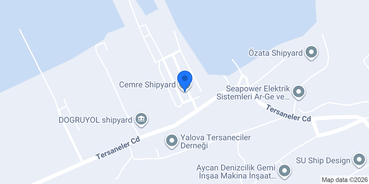 Cemre Shipyard konumu