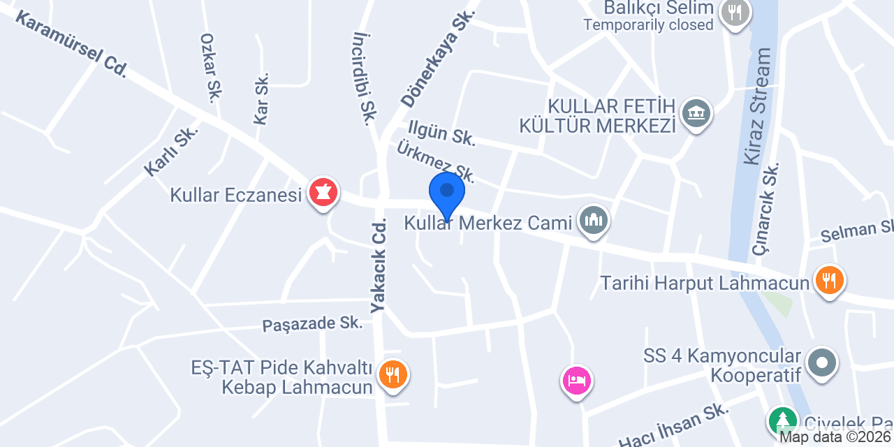 Terzi Murat Şekersoy konumu