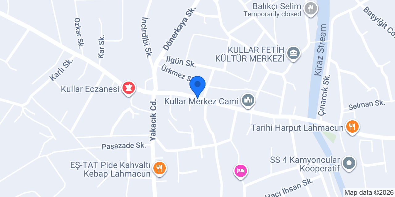 Kullar Aile Manavı konumu