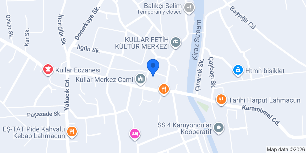 Fatih Şahin Barber Club konumu